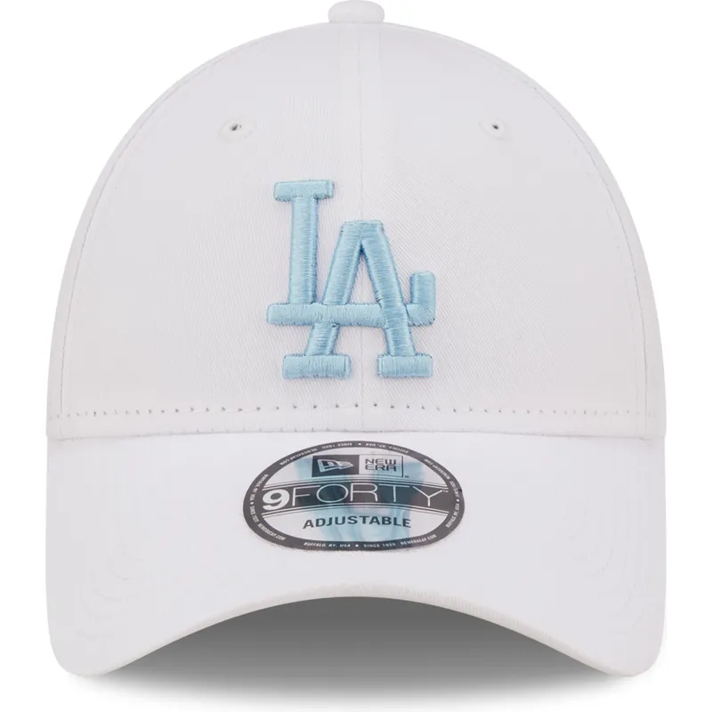 petten-gebogen-wit-verstelbaar-9forty-league-essential-van-los-angeles-dodgers-mlb-van-new-era petten-gebogen-wit-verstelbaar-9forty-league-essential-van-los-angeles-dodgers-mlb-van-new-era