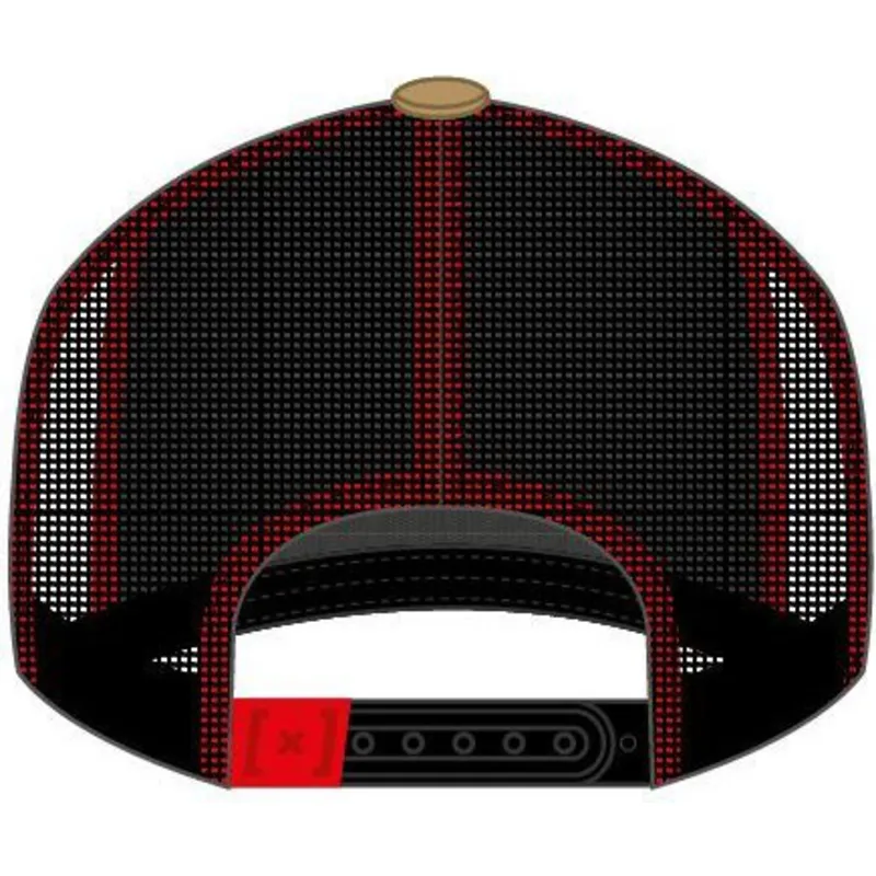 petten-plat-bruin-snapback-casf-mo4-mickey-mouse-disney-van-capslab