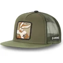 petten-plat-groen-snapback-casf-wi4-coyote-looney-tunes-van-capslab