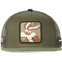petten-plat-groen-snapback-casf-wi4-coyote-looney-tunes-van-capslab