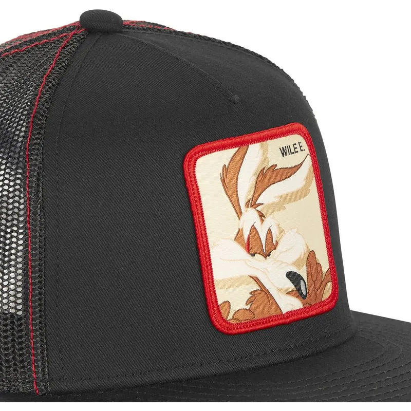 petten-plat-zwart-snapback-casf-wi3-coyote-looney-tunes-van-capslab
