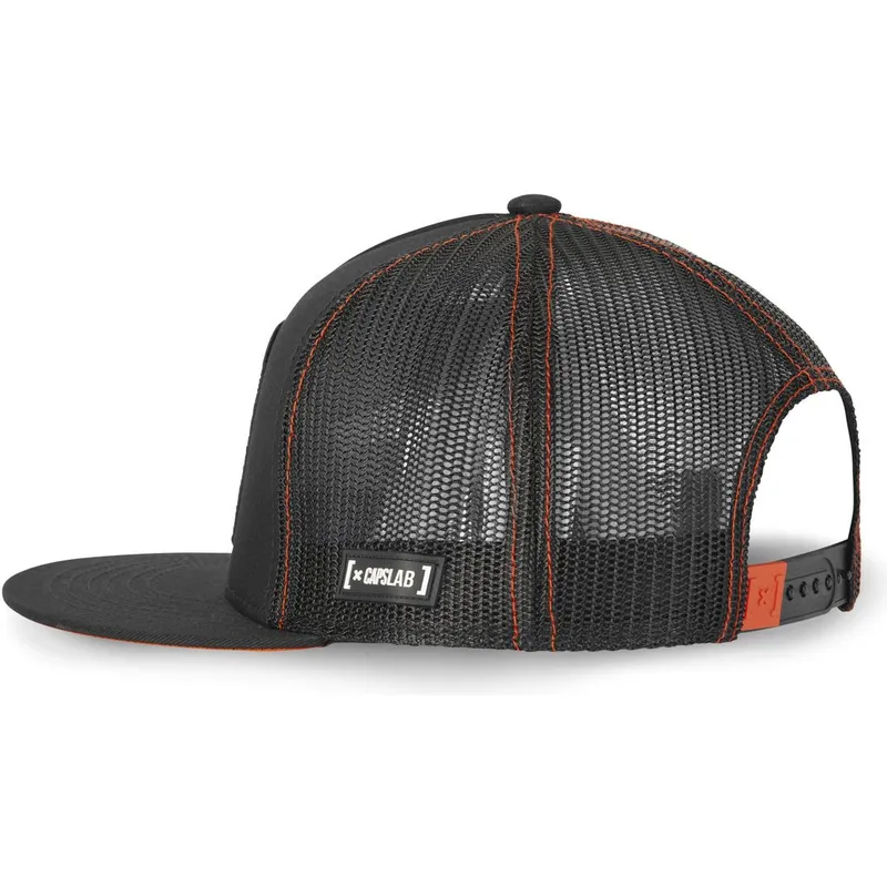 petten-plat-zwart-snapback-casf-ba1-snoopy-peanuts-van-capslab