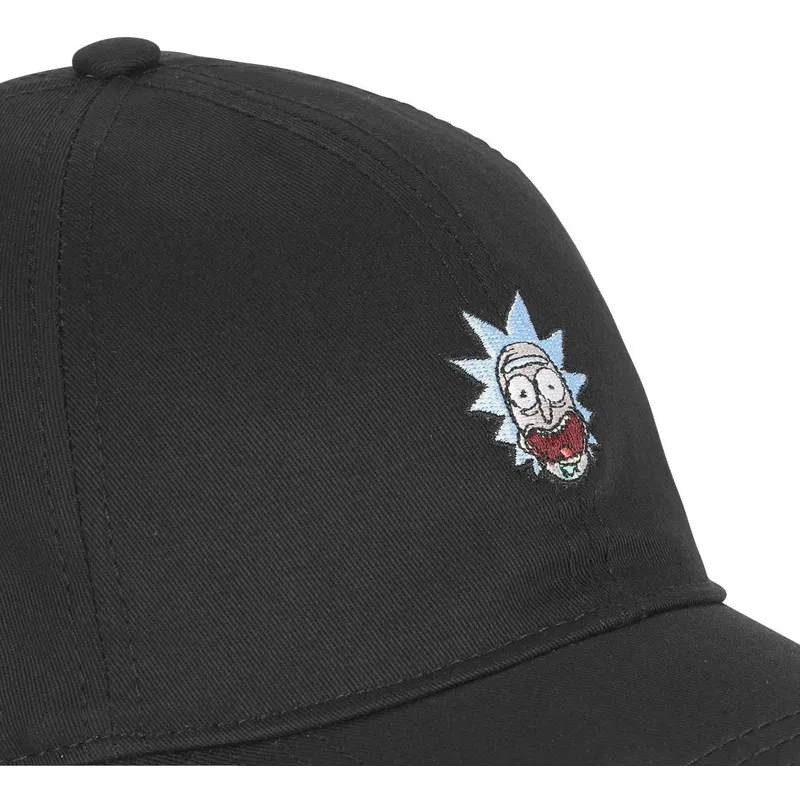 petten-gebogen-zwart-verstelbaar-rick3-rick-sanchez-rick-en-morty-van-capslab