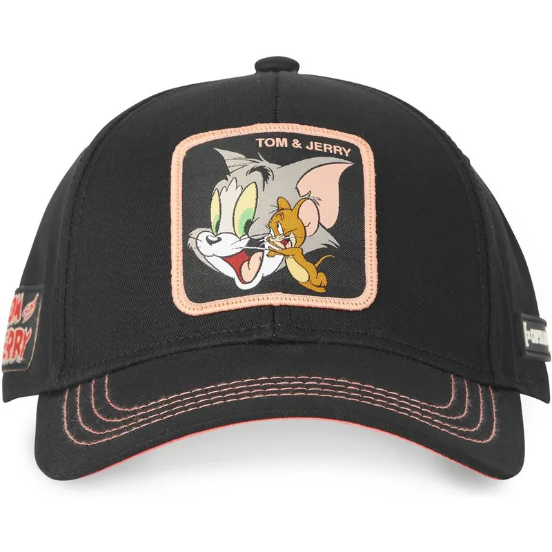 petten-gebogen-zwart-verstelbaar-tj3-tom-en-jerry-looney-tunes-van-capslab