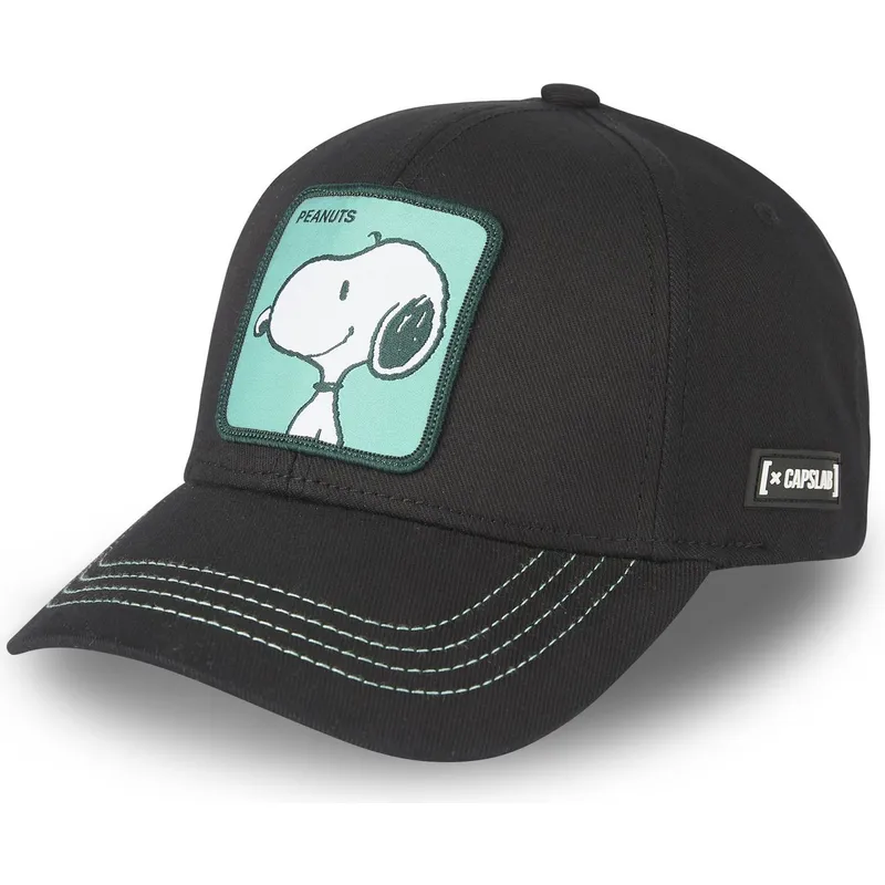 petten-gebogen-zwart-snapback-nu1-snoopy-peanuts-van-capslab