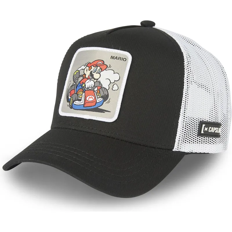 petten-gebogen-zwart-snapback-kart-dri2-bros-mario-super-mario-bros-van-capslab