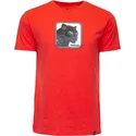 t-shirt-korte-mouw-rood-black-panther-big-cat-the-farm-van-goorin-bros