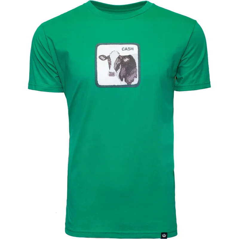 t-shirt-korte-mouw-groen-cash-melk-the-farm-van-goorin-bros