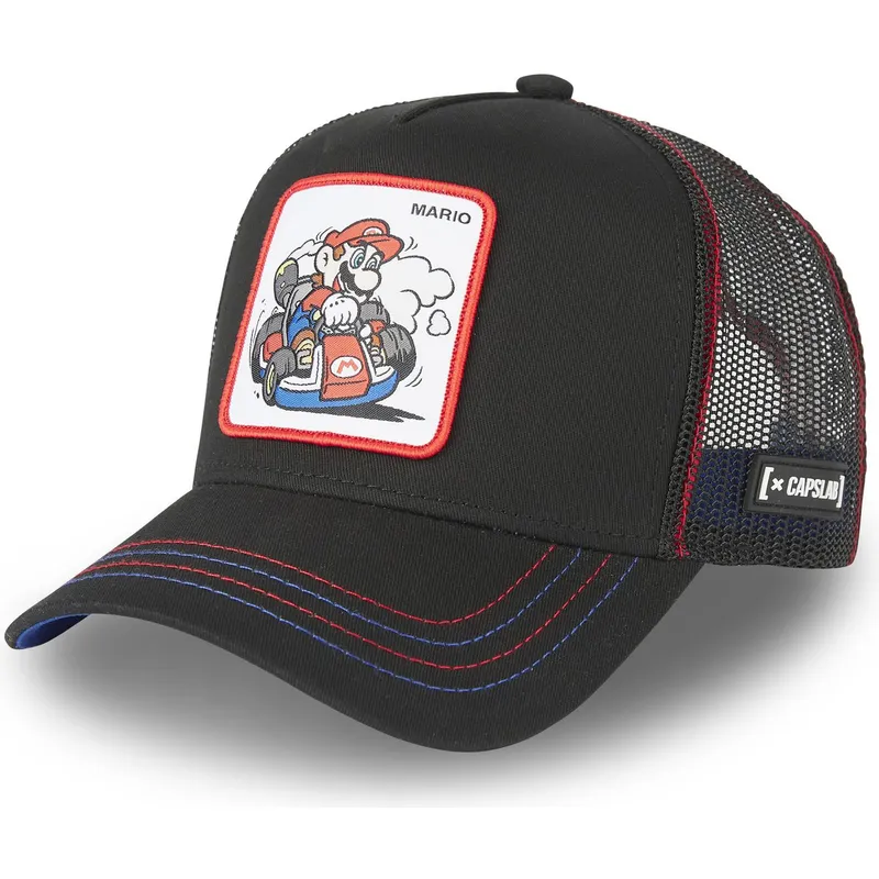 petten-gebogen-zwart-snapback-kart-dri1-bros-mario-super-mario-bros-van-capslab