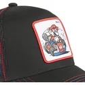petten-gebogen-zwart-snapback-kart-dri1-bros-mario-super-mario-bros-van-capslab