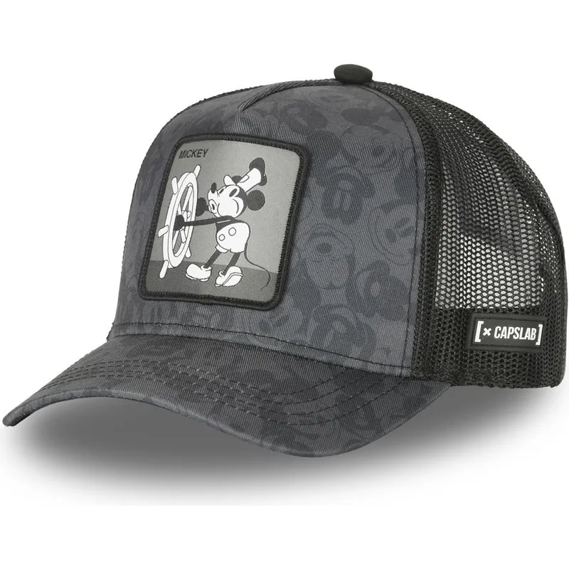 petten-gebogen-zwart-snapback-vintage-key4-mickey-mouse-disney-van-capslab petten-gebogen-zwart-snapback-vintage-key4-mickey-mouse-disney-van-capslab