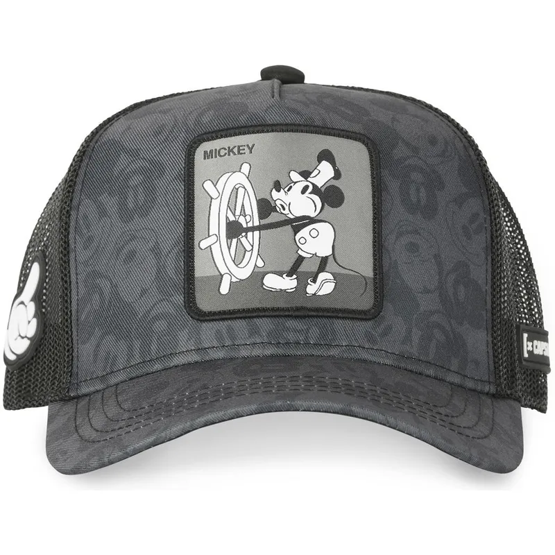 petten-gebogen-zwart-snapback-vintage-key4-mickey-mouse-disney-van-capslab petten-gebogen-zwart-snapback-vintage-key4-mickey-mouse-disney-van-capslab