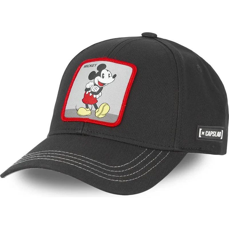 petten-gebogen-zwart-verstelbaar-casb-mo1-mickey-mouse-disney-van-capslab