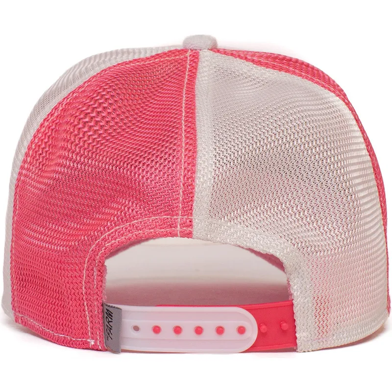 petten-gebogen-roze-snapback-cutie-smile-more-the-farm-van-goorin-bros