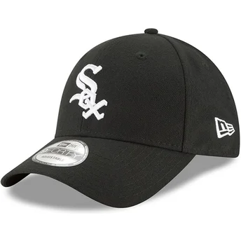 Petten gebogen zwart verstelbaar 9FORTY The League van Chicago White Sox MLB van New Era