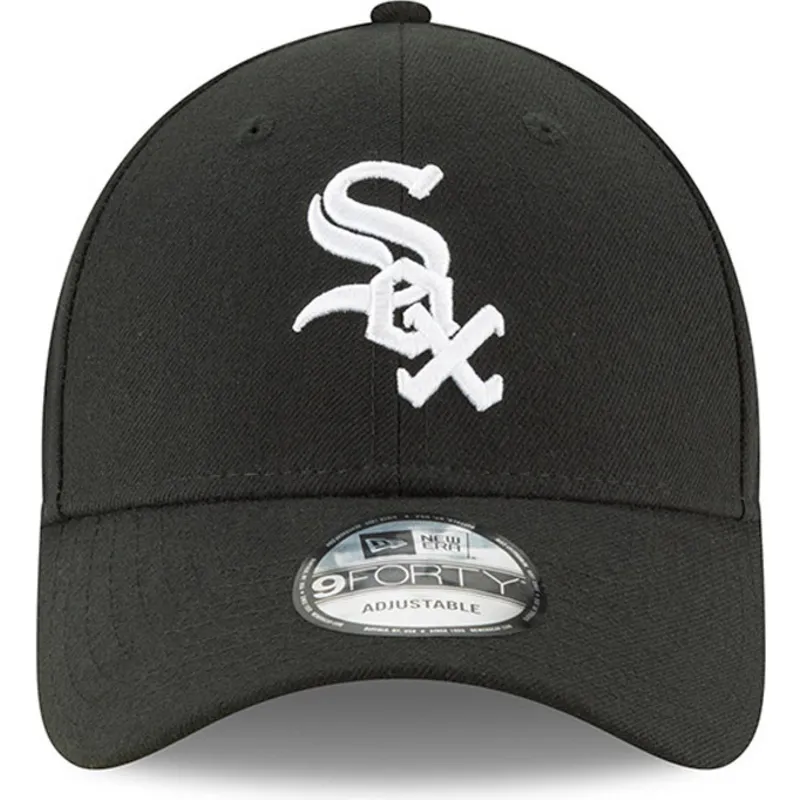 petten-gebogen-zwart-verstelbaar-9forty-the-league-van-chicago-white-sox-mlb-van-new-era