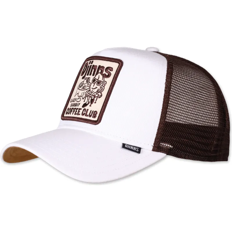 petten-gebogen-wit-snapback-lazy-sunday-coffee-club-hft-van-djinns petten-gebogen-wit-snapback-lazy-sunday-coffee-club-hft-van-djinns