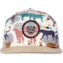 petten-plat-beige-snapback-gepard-linen-van-djinns