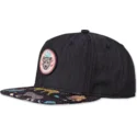 petten-plat-zwart-snapback-gepard-linen-rev-van-djinns