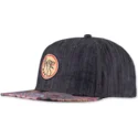 petten-plat-zwart-snapback-peacock-linen-rev-van-djinns
