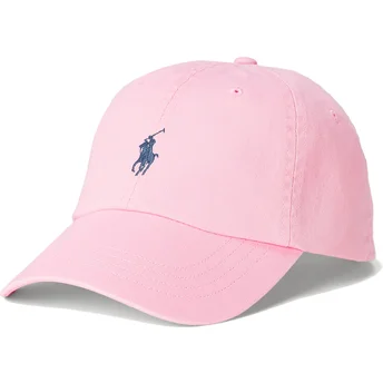 Petten gebogen roze verstelbaar Cotton Chino Classic Sport van Polo Ralph Lauren