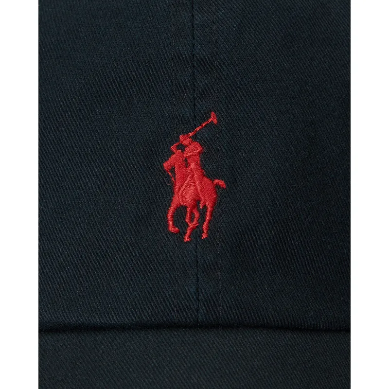 petten-gebogen-zwart-verstelbaar-cotton-chino-classic-sport-van-polo-ralph-lauren