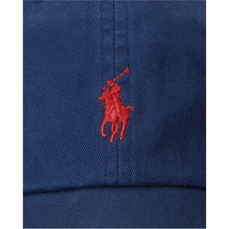 petten-gebogen-marineblauw-verstelbaar-cotton-chino-classic-sport-van-polo-ralph-lauren