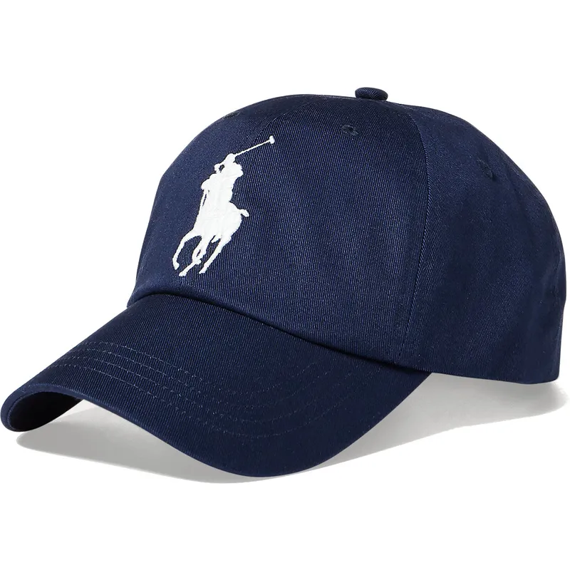 petten-gebogen-marineblauw-verstelbaar-big-pony-chino-classic-sport-van-polo-ralph-lauren