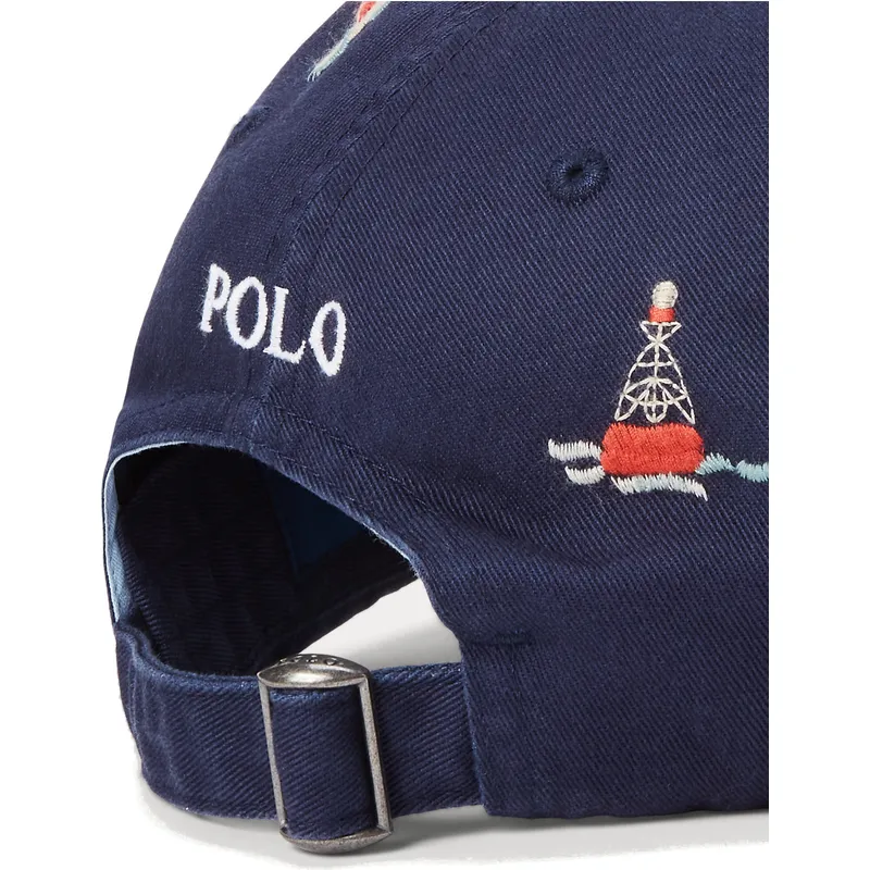 petten-gebogen-marineblauw-verstelbaar-nautical-twill-van-polo-ralph-lauren