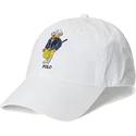 petten-gebogen-wit-verstelbaar-bear-twill-van-polo-ralph-lauren