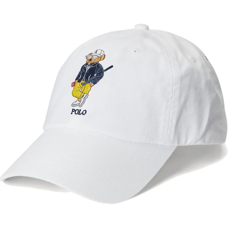 petten-gebogen-wit-verstelbaar-bear-twill-van-polo-ralph-lauren petten-gebogen-wit-verstelbaar-bear-twill-van-polo-ralph-lauren