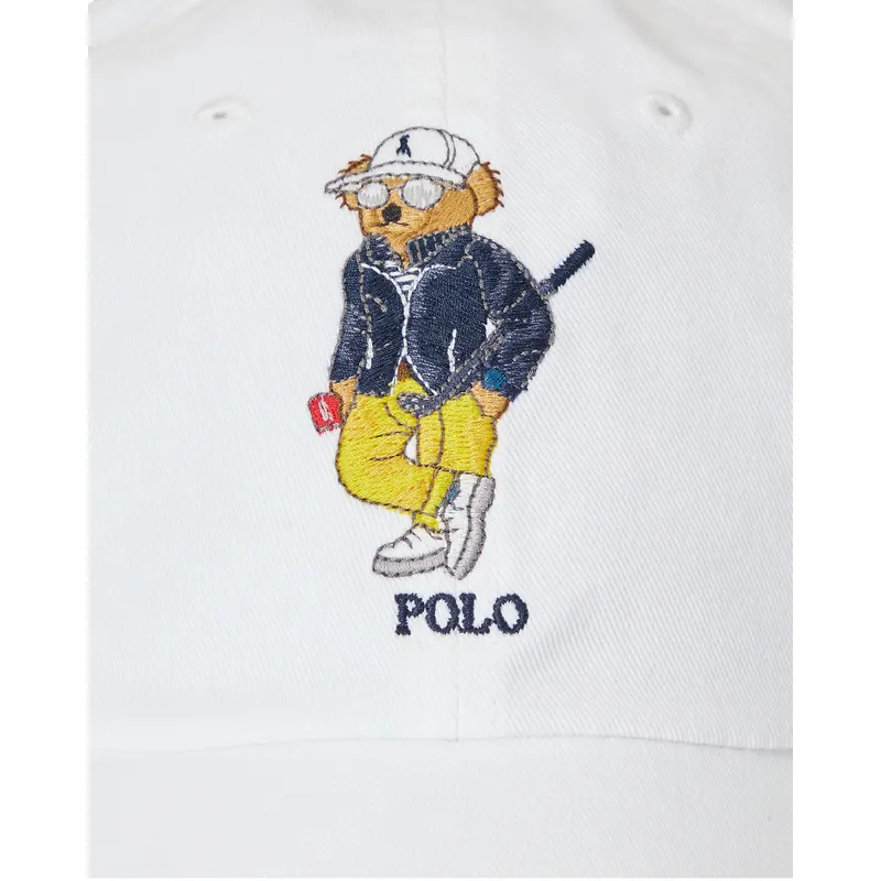 petten-gebogen-wit-verstelbaar-bear-twill-van-polo-ralph-lauren petten-gebogen-wit-verstelbaar-bear-twill-van-polo-ralph-lauren