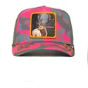 petten-gebogen-camouflage-snapback-rosa-game-on-elk-season-dreams-the-farm-van-goorin-bros