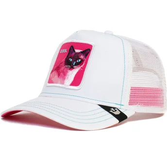 petten-gebogen-wit-snapback-cool-kitty-trip-the-farm-van-goorin-bros