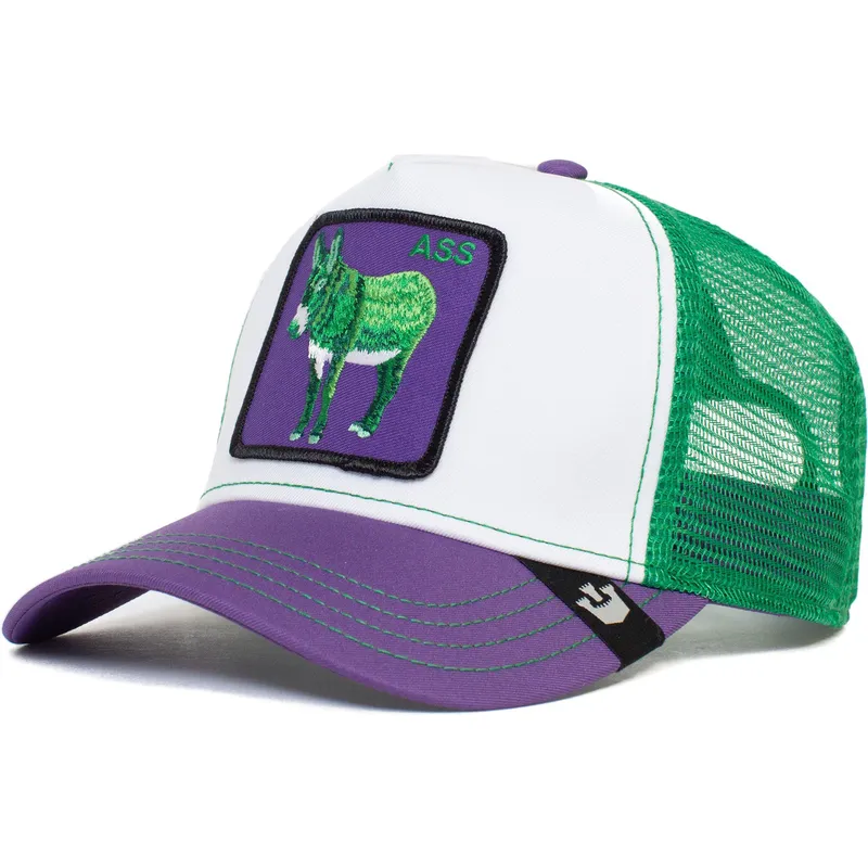 petten-gebogen-meerkleurig-snapback-ass-donkey-trip-the-farm-van-goorin-bros
