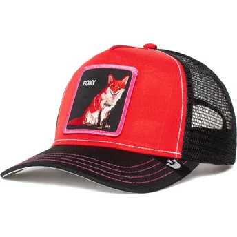 petten-gebogen-rood-snapback-foxy-trip-the-farm-van-goorin-bros