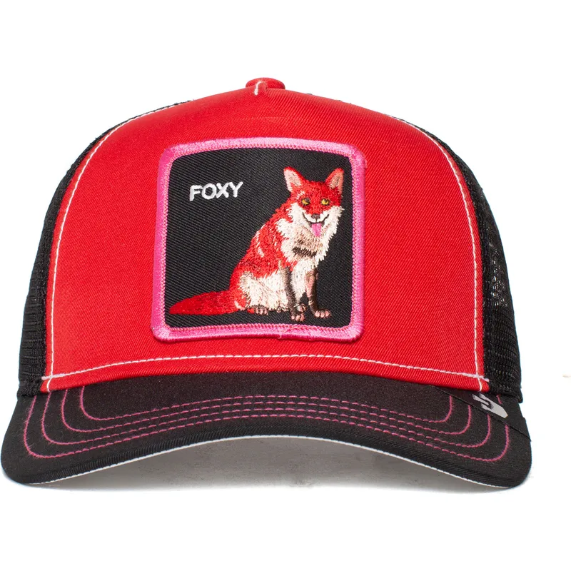 petten-gebogen-rood-snapback-foxy-trip-the-farm-van-goorin-bros