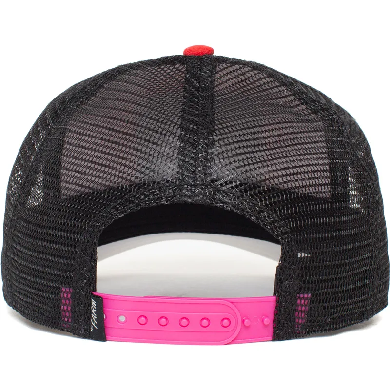 petten-gebogen-rood-snapback-foxy-trip-the-farm-van-goorin-bros