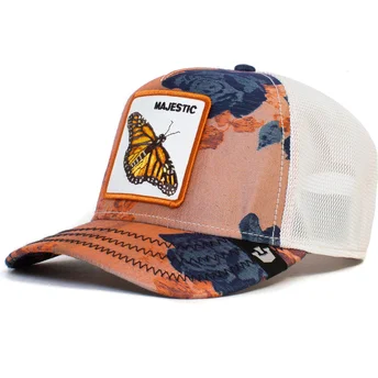petten-gebogen-oranje-snapback-majestic-monarchy-of-roses-the-farm-van-goorin-bros
