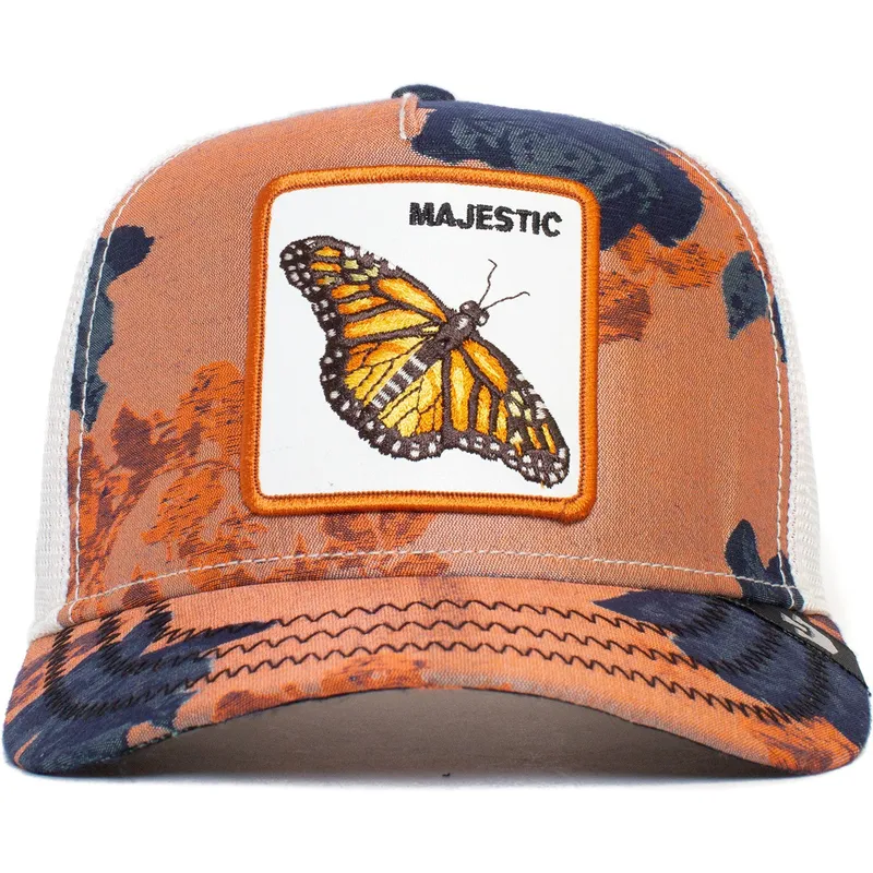 petten-gebogen-oranje-snapback-majestic-monarchy-of-roses-the-farm-van-goorin-bros