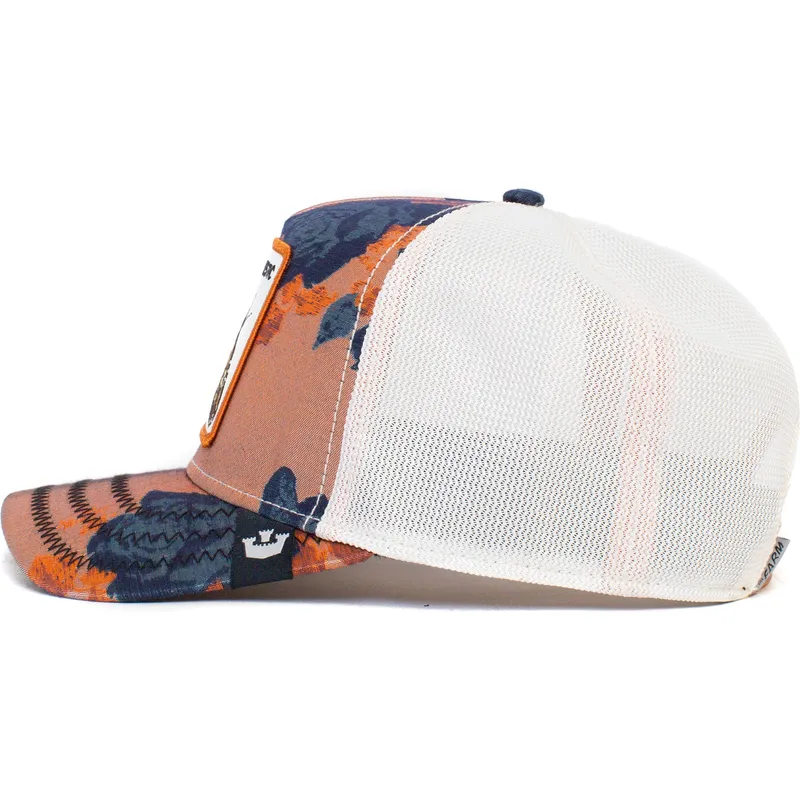 petten-gebogen-oranje-snapback-majestic-monarchy-of-roses-the-farm-van-goorin-bros