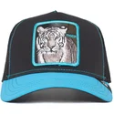 petten-gebogen-zwart-snapback-tiger-blue-streak-the-farm-van-goorin-bros