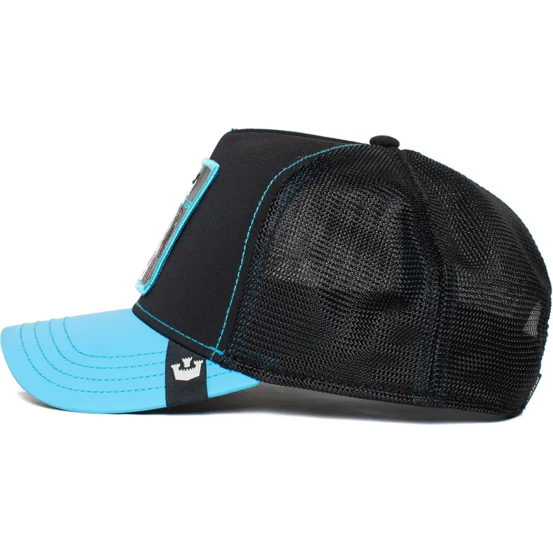 petten-gebogen-zwart-snapback-tiger-blue-streak-the-farm-van-goorin-bros