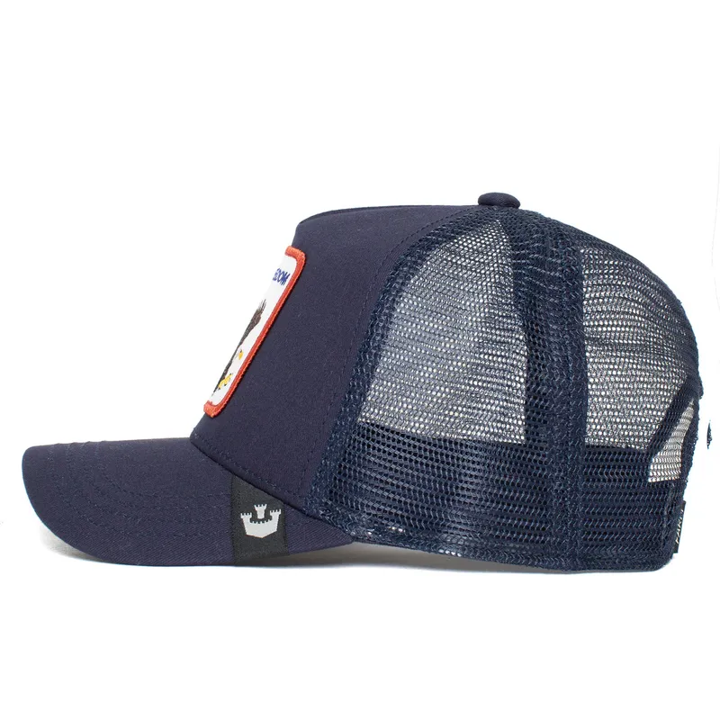 petten-gebogen-marineblauw-snapback-freedom-truckin-the-farm-van-goorin-bros