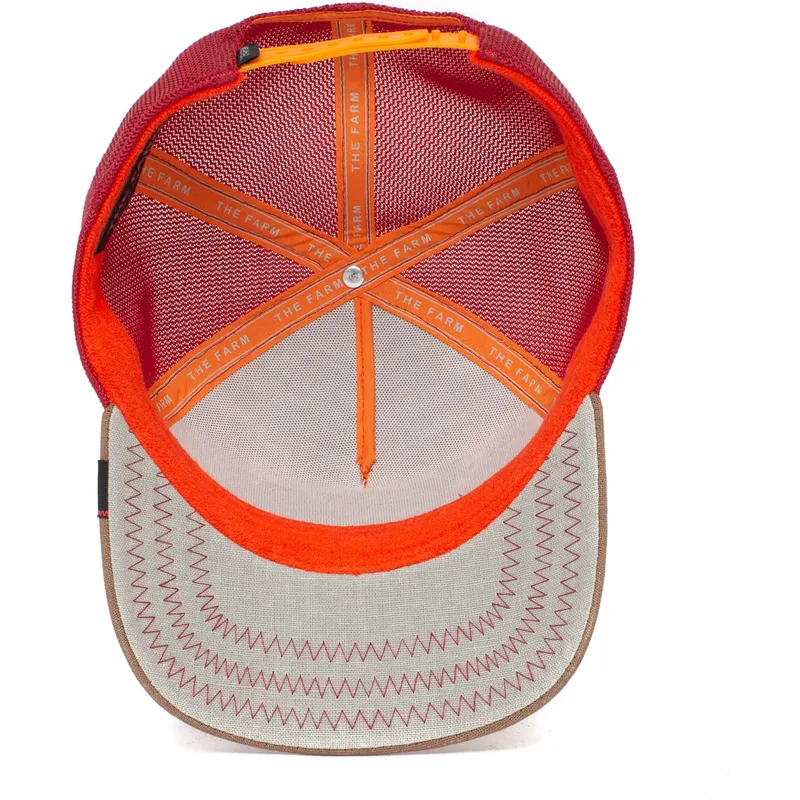 petten-gebogen-rood-snapback-prickly-dust-devil-the-farm-van-goorin-bros petten-gebogen-rood-snapback-prickly-dust-devil-the-farm-van-goorin-bros