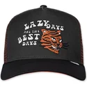 petten-gebogen-zwart-snapback-lazy-tiger-hft-lazy-days-are-the-best-days-van-djinns