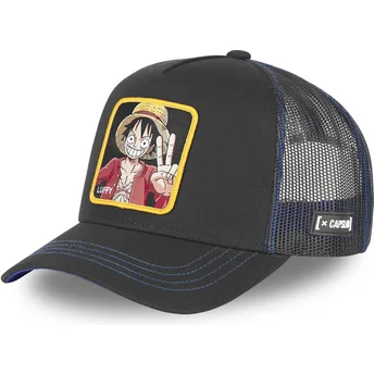Petten gebogen zwart snapback OP2 LUF1 Monkey D. Luffy One Piece van Capslab