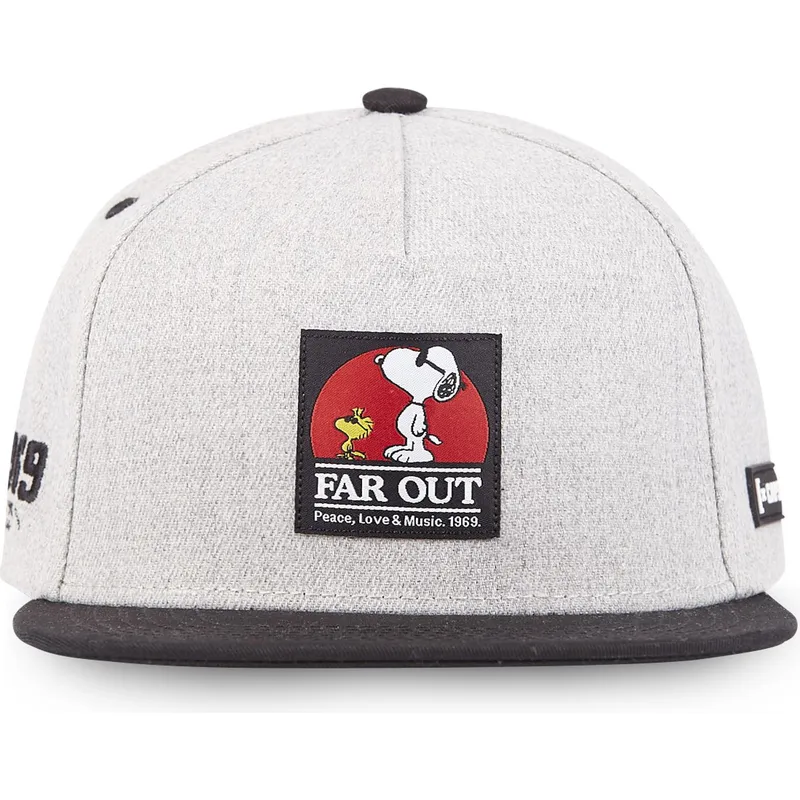 petten-plat-grijs-snapback-far-out-naw3-snoopy-peanuts-van-capslab