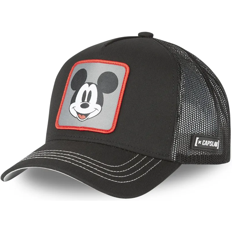 petten-gebogen-zwart-snapback-cas-mic1-mickey-mouse-disney-van-capslab