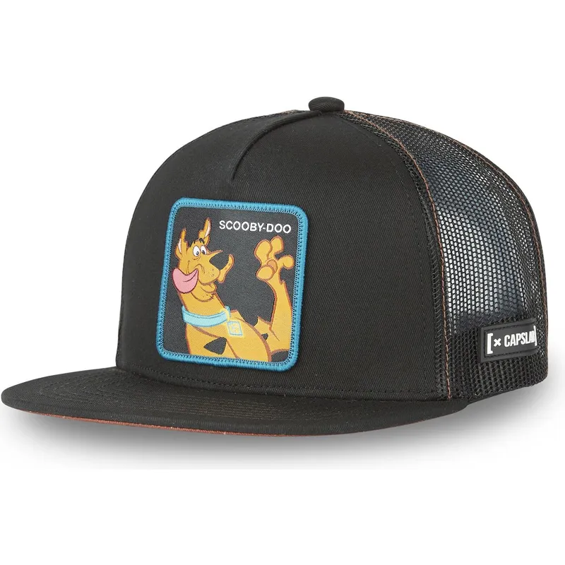 petten-plat-zwart-snapback-sbd7-scooby-doo-van-capslab